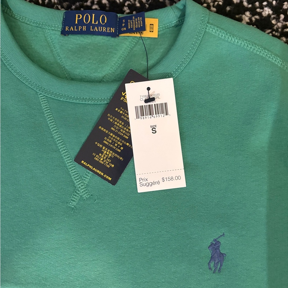 Polo Ralph Lauren Teal Crewneck Sweatshirt